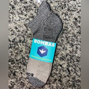 Bombas Heathered Gray Athletic Socks